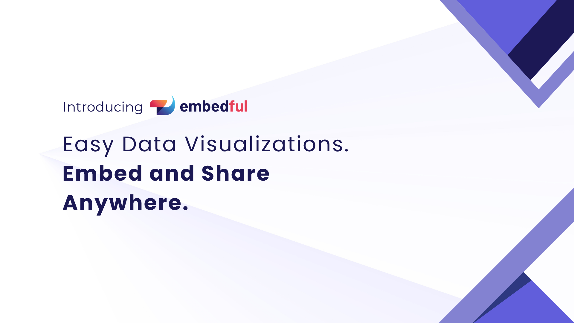 Embedful screenshot 1 - Easy data visualizations. Embed and share anywhere. For free.