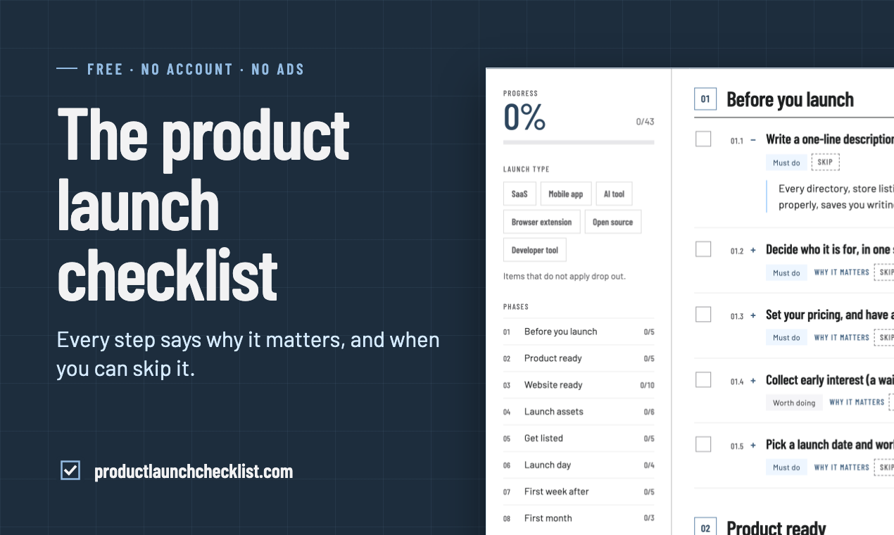 Product Launch Checklist