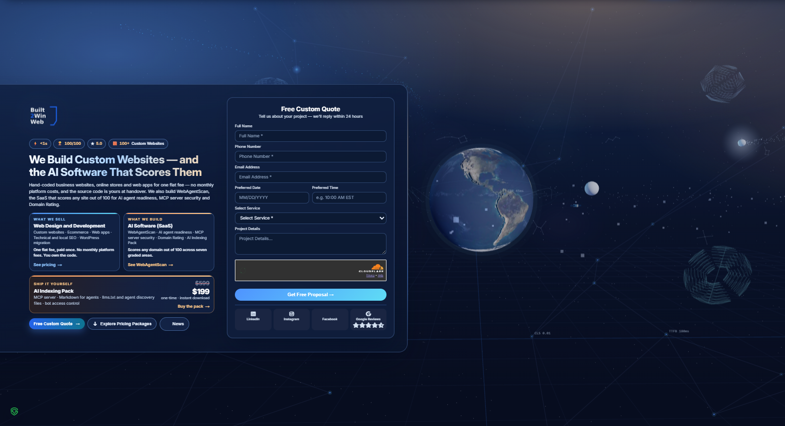 BuiltToWinWeb AI Agent Readiness