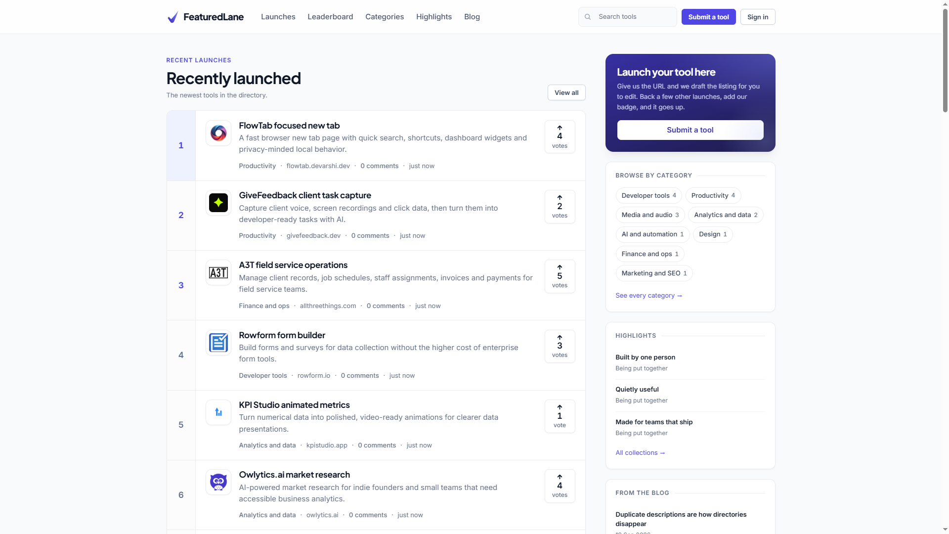 FeaturedLane