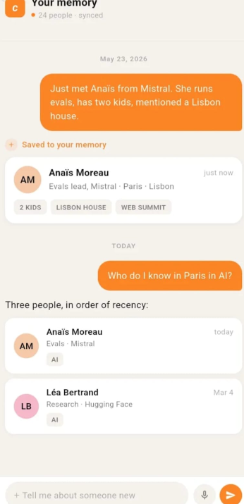 Memorable Contact