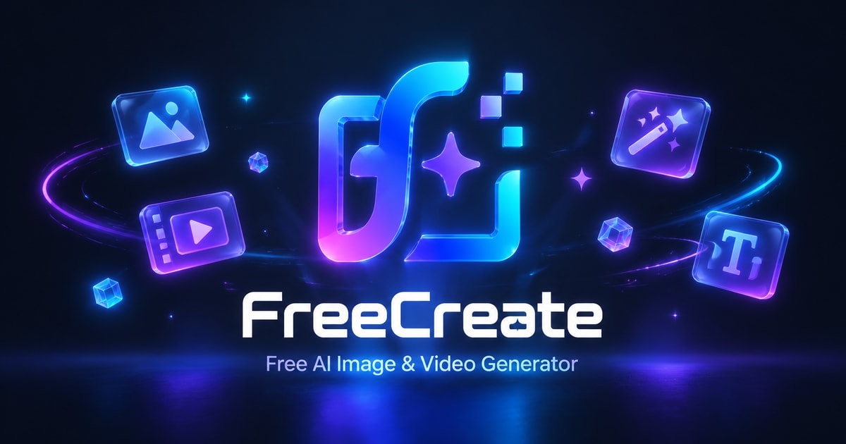FreeCreate screenshot - Create AI images from text or reference photos and turn prompts or still images into short videos with FreeCreate. Start free—no account needed.
