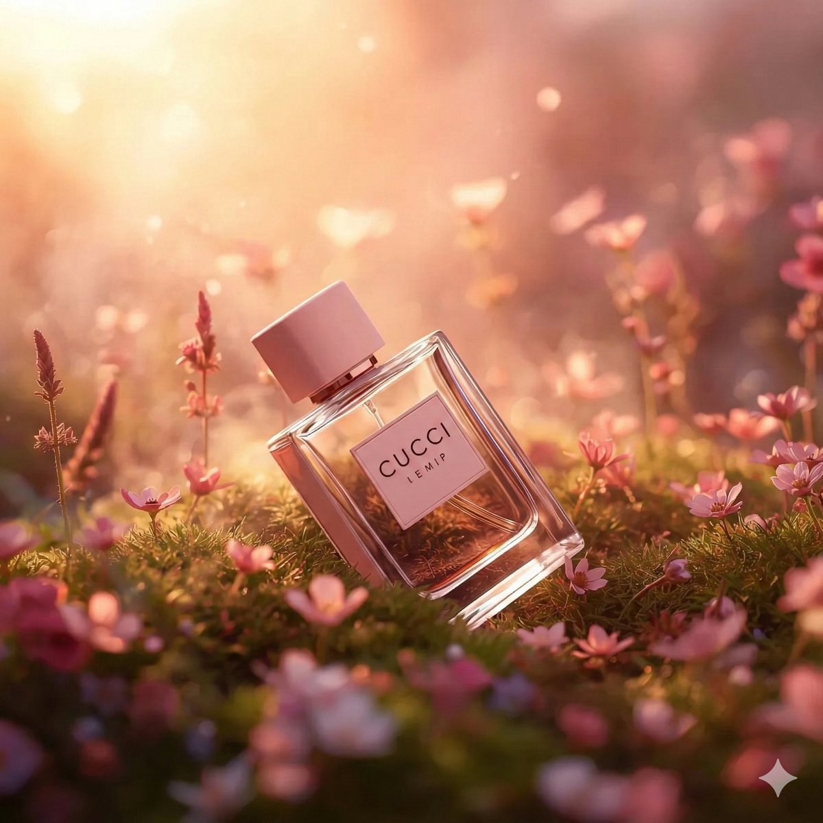 Hyper-realistic luxury perfume product photograph example 4