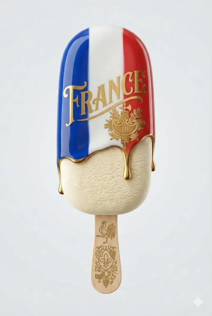 A minimalist, ultra-realistic product shot of a premium ice cream bar inspired by Kazakhstan. The popsicle is coated in... example 2