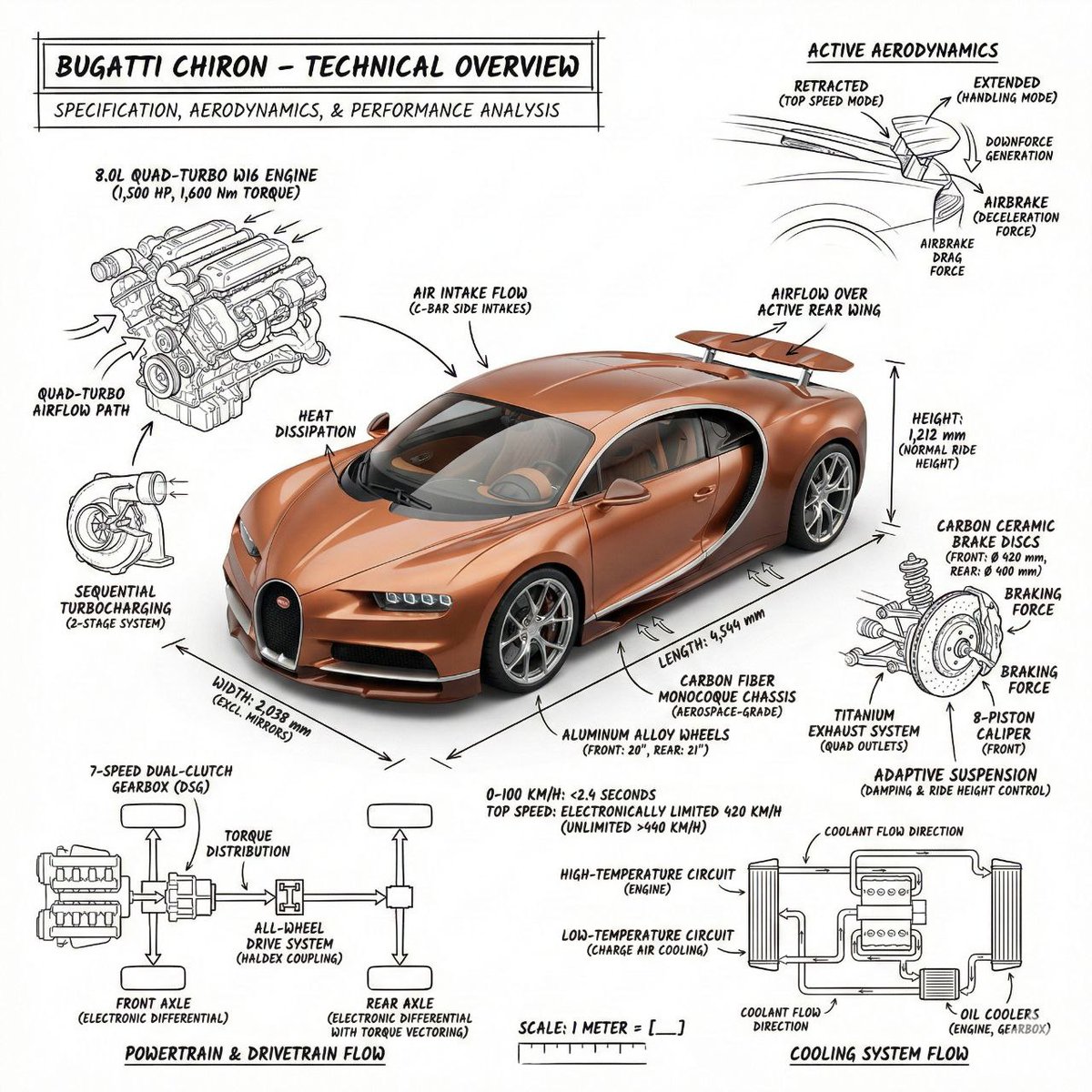 Create an infographic image of Mustang GTD combining a realistic photograph or photorealistic render of the object with... example 2